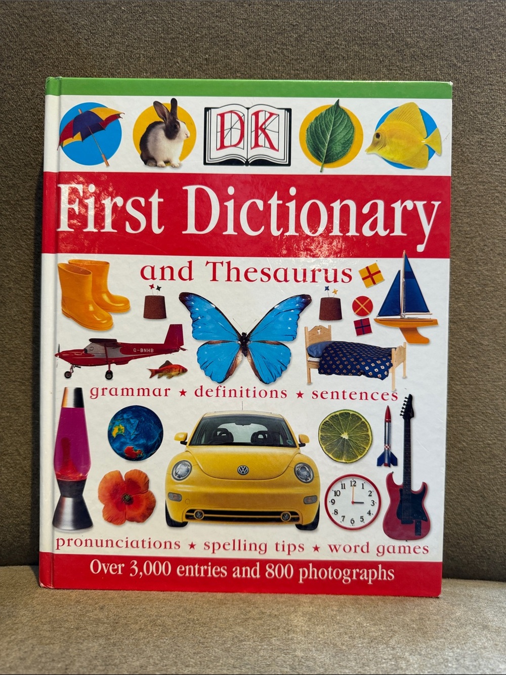DK First Dictionary and Thesaurus - Colorful Illustrated Children's Book